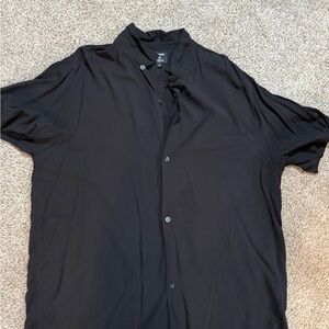 PacSun Men's Classic Black Casual Shirt